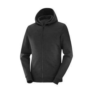 CAMPERA OUTDOOR HOMBRE SALOMON LOGO LT FZ HOODIE