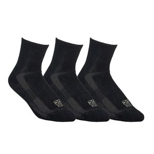 MEDIAS OUTDOOR UNISEX SOX TRIPACK NEGRO